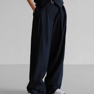 THE FRANKIE SHOP TANSY PLEATED TROUSERS